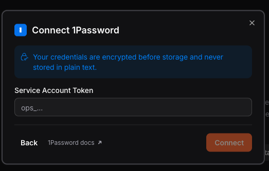 Connect Your Vault - TinyFish Web Agent