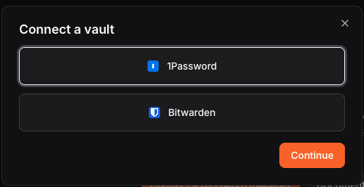 Connect Your Vault - TinyFish Web Agent